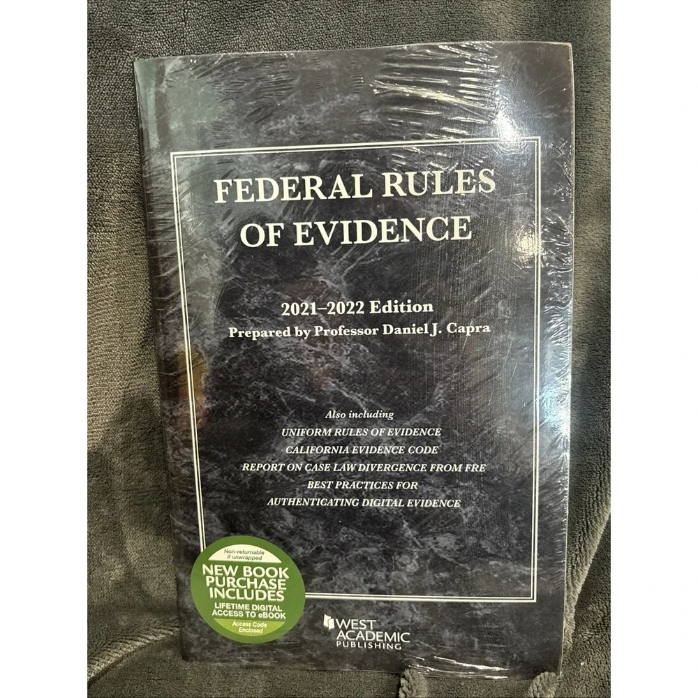 Federal Rules of Evidence 2021-2022 Ed. Prepared‎ by Professor Daniel J. Capra